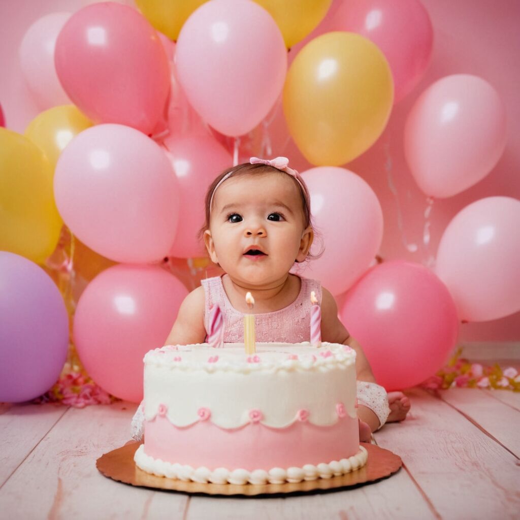 Spruch zum 1. Geburtstag für ein Mädchen: Süße Worte für die kleine Prinzessin