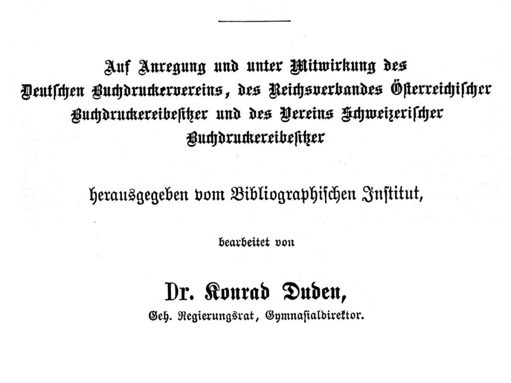 DUDEN B 1903 BK 1